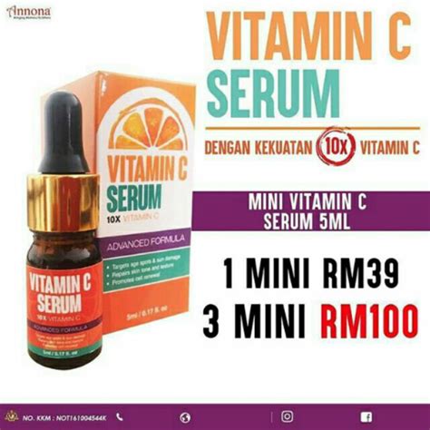 Vitamin c serum kl, kuala lumpur, malaysia. Vitamin C Serum by Annona 5ml + Free 🎁 | Shopee Malaysia