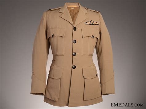 Wwii Royal Australian Air Force Dress Tunic Emedals Military Dress