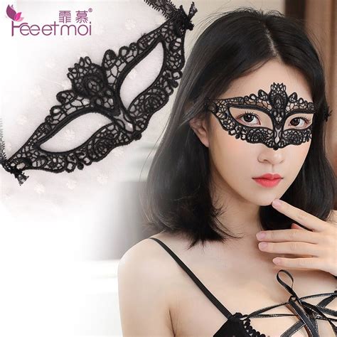 Black Lace Eye Mask Hollow Sex Toys For Woman Erotic Lingerie Hot Adult
