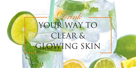 Detox Water Drink Your Way To Clear Glowing Skin