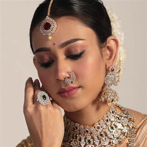 Buy Latest Cz Nose Rings Online At Sneha Rateria Nose Rings