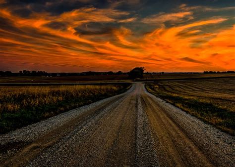 Country Road Sunset Road Photography Country Roads Sky Aesthetic