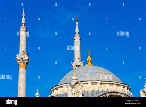 Ortakoy Mosque Minarets Ortakoy Camii Officially The Buyuk Mecidiye