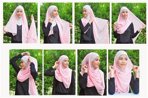 Tutorial Hijab Pashmina Pesta Menutup Dada Tutorial Hijab Cara