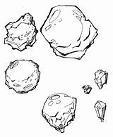 Meteor Coloring Asteroid Drawing Asteroids Printable Getcolorings Astroids Getdrawings sketch template