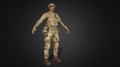 British Soldier 3d Model By Fadhil Farook Phantompheonix [559ed6c] Sketchfab