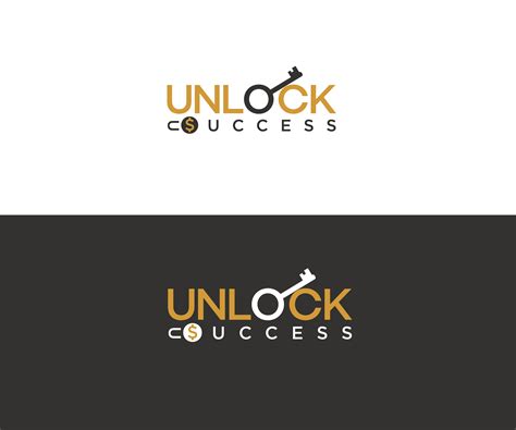 Bold Serious Logo Design For Unlock Success By N M Designs Design