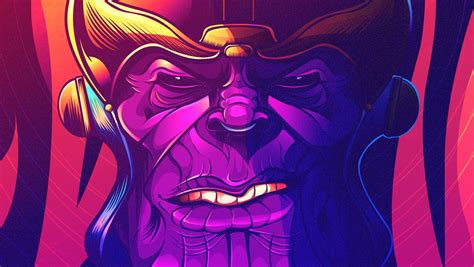 1360x768 Thanos The Destroyer Art Laptop Hd Hd 4k Wallpapers Images