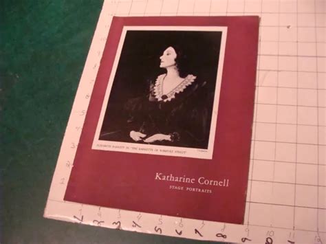 Vintage Theatre Program S Katharine Cornell Stage Portraits