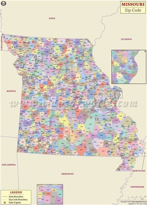 Missouri Zip Code Map By County All In One Photos