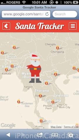 Start spreading the news norad has spotted santa flying into new york city. Track Santa from iPhone or iPad with Google's Santa ...