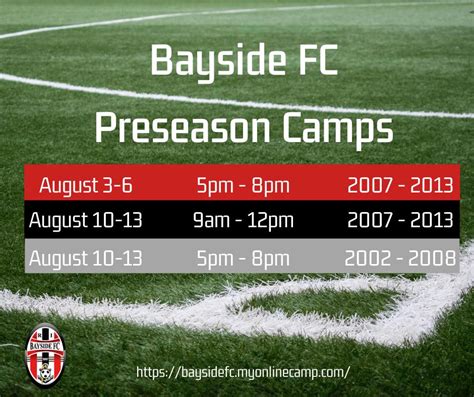 Bayside Fc Get Ready For The Upcoming Season At Our Facebook