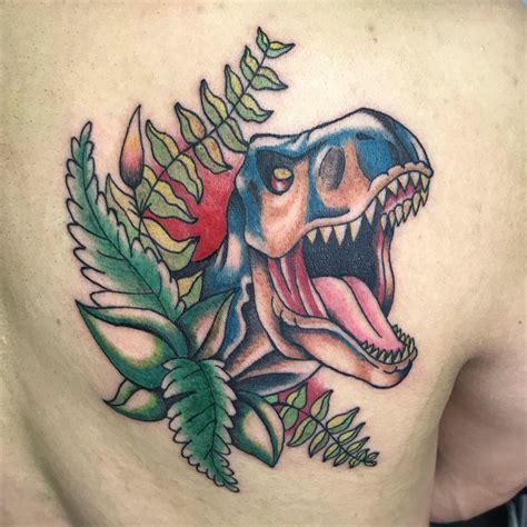 Top American Traditional Dinosaur Tattoo Latest In Eteachers