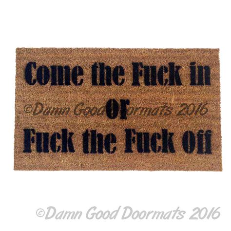 Merry Fuckin Christmas™ Funny Rude Doormat Damn Good Doormats