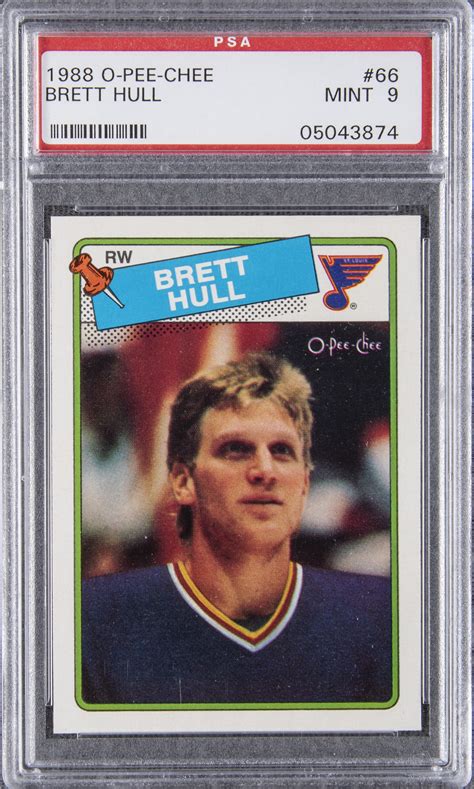 500 x 844 png 201 кб. Lot Detail - 1988/89 O-Pee-Chee #66 Brett Hull Rookie Card - PSA MINT 9