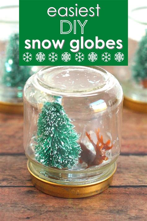 Christmas Snow Globe Craft For Kids Cutesy Crafts Globe Crafts