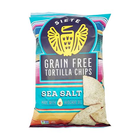 Kroger Siete Sea Salt Grain Free Tortilla Chips 5 Oz Tortilla
