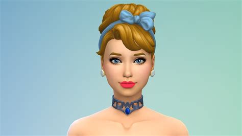 Sims 4 Cinderella Hair Cc
