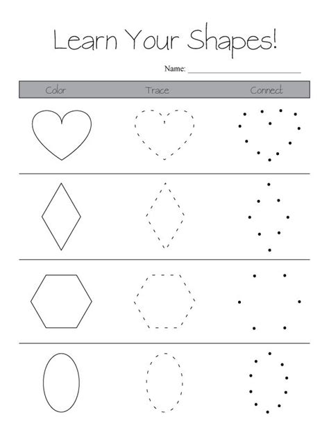 Tracing Lines Worksheets For 3 Year Olds Download