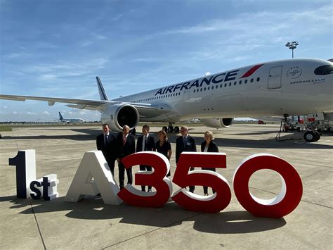 Air France Takes Delivery Of Its First Airbus A350