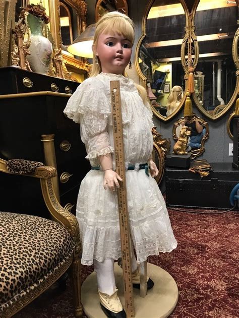 Absolutely Huge 48 Inch Large Bisque Doll Four Feet Tall Hienrich