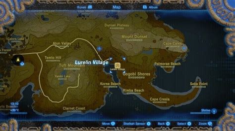 Zelda Breath Of The Wild Lurelin Village Location And Everything