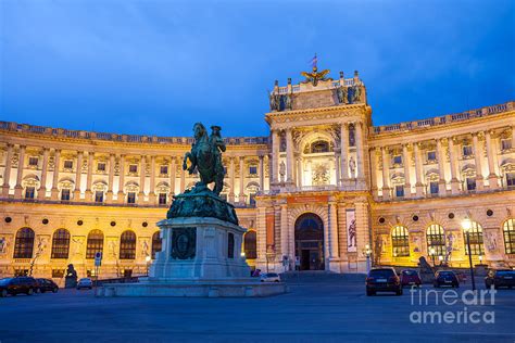 Hofburg Imperial Palace At Night Vienna Photograph By Cornel Achirei