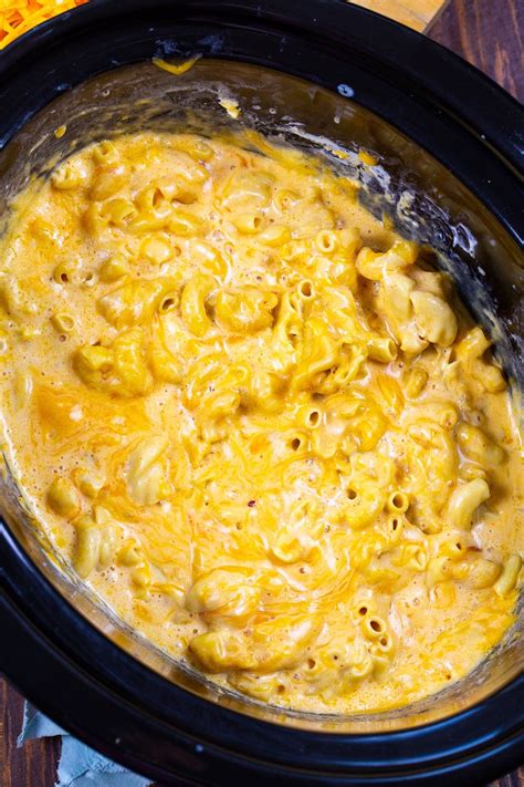 Slow Cooker Ultra Creamy Mac And Cheese Spicy Southern Kitchen