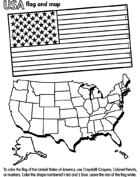 Flag coloring pages flag usa america… continue reading → United States of America Coloring Page | crayola.com