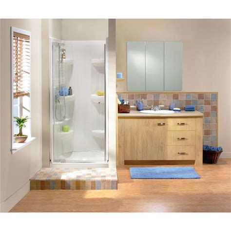 Maax Alcove 36 In X 36 In X 3 In White Shower Base Centre Drain Rona