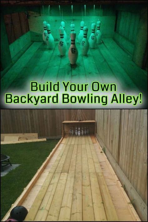 Build Your Own Backyard Bowling Alley Diy Bowling Alley 1000 Diy