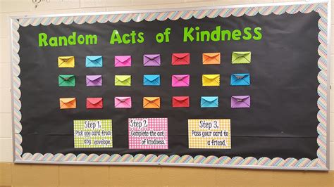 pin by lindsey jackson on school counseling kindness bulletin board school bulletin boards