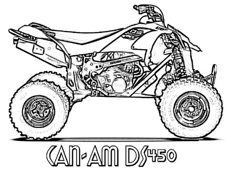 Beautiful Four Wheeler Coloring Pages Educative Printable Monster