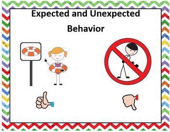 Expected and Unexpected Behavior Social Story with ...