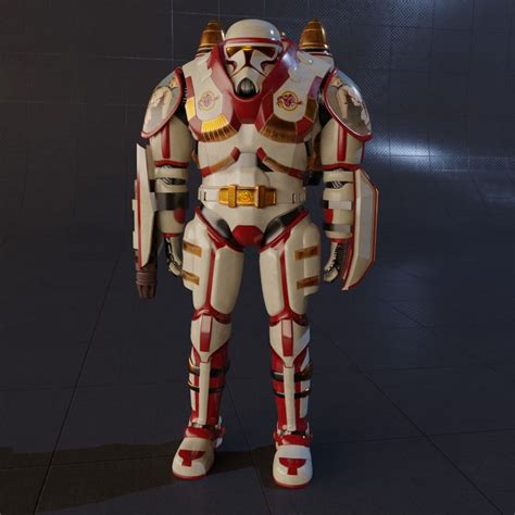 Clone Blaze Trooper Armor Custom Angry Rancor Trooper Fallout 4