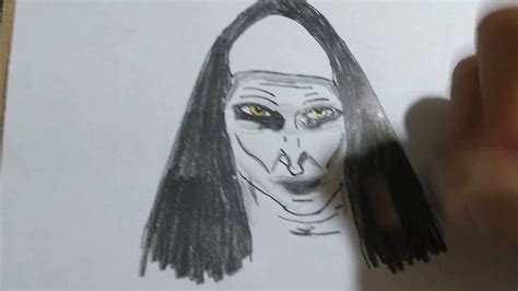 Cómo Dibujar A Valak La Monja😨 Del Conjurohow To Draw Valak The Nun
