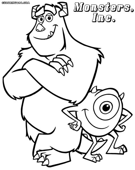 Click on the free monsters inc colour page you would like to print or save to your computer. Monsters Inc coloring pages | Coloring pages to download ...