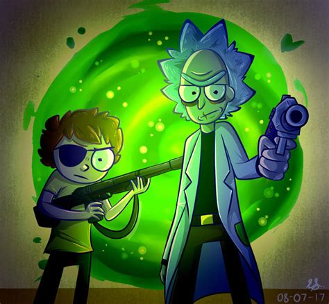 Evil Rick And Morty By Typhda On Deviantart