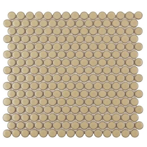 Penny Round Tile Vintage Beige Penny Round Tiles Round Tiles Penny