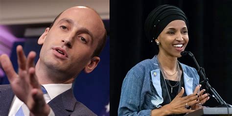 Trump News Ilhan Omar Calls Stephen Miller A ‘white Nationalist Over