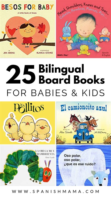 The Best Spanish Board Books For Babies And Toddlers Bilingual Book