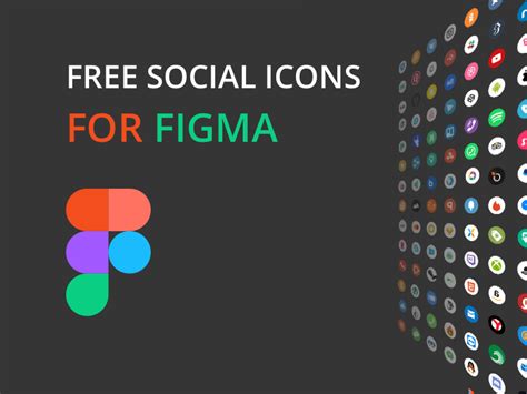 3d Social Media Icons Figma Community