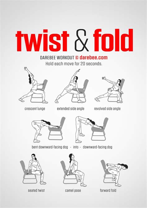 Or do the stretch sitting on a chair or bench, says stanten. 100 Office Workouts (With images) | Exercise, Office ...