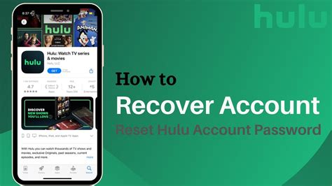 How To Recover Your Hulu Account Login Hulu App Youtube