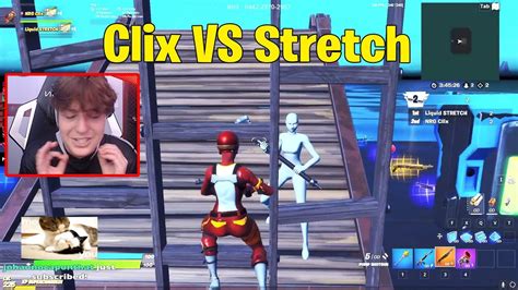 Clix Vs Liquid Stretch 1v1 Buildfights Fortnite 1v1 Youtube