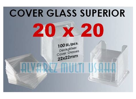 Jual COVER GLASS Deck Glass Kaca Penutup Merk SUPERIOR 1 Box Besar