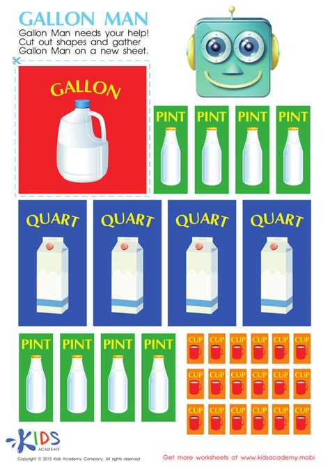 How Many Cups In A Quart Pint Or Gallon Free Printable