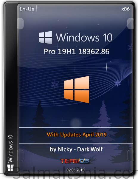 تحميل ويندوز Windows 10 Pro 19h1 إصدار 1903 نواه 32 بت مفعل 2019 عالم