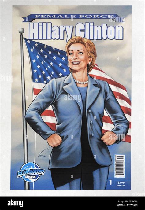 Hillary Clinton Appears On The Female Force Comic Cover Illustrated