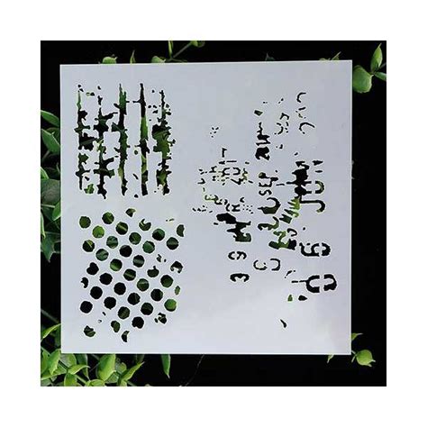 Stencil Grunge Designs 5 By 5 Inch Chcs 70 Hndmd